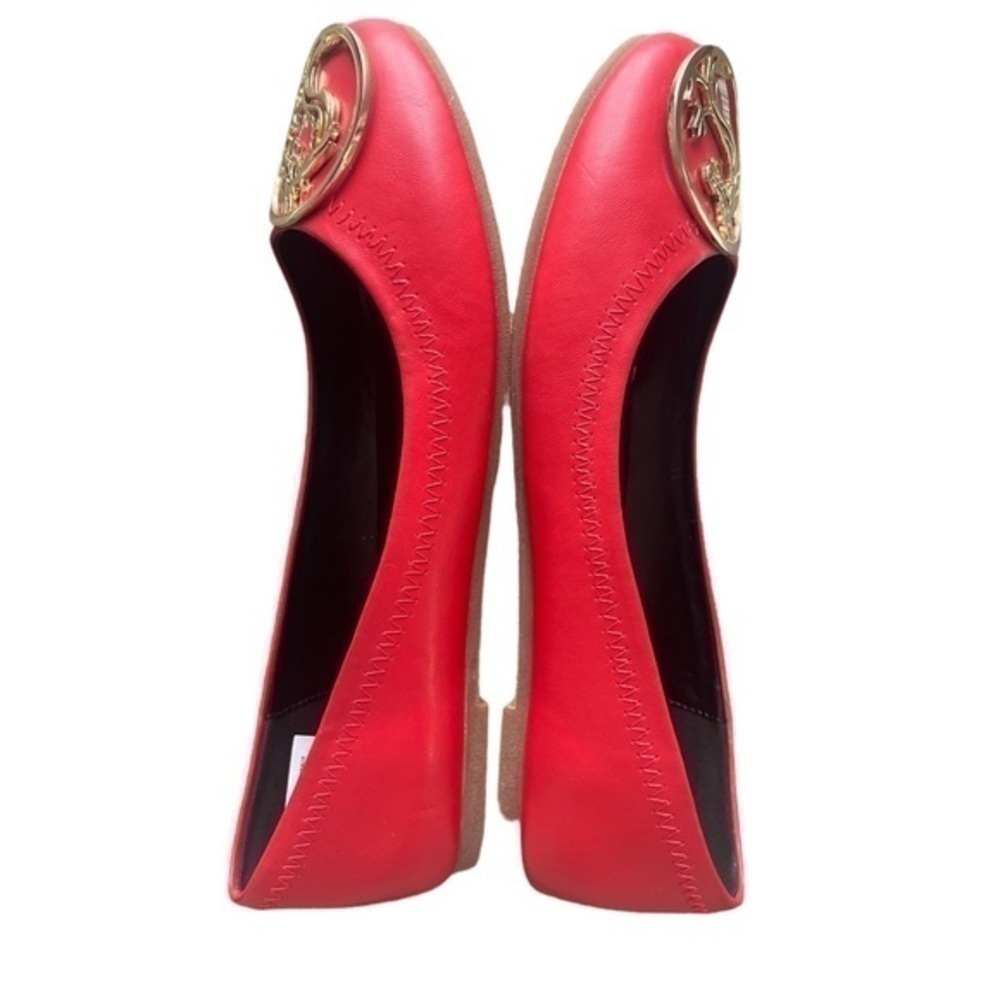 Women’s Size 9 Mulan red  Flats w logo . - Picture 4 of 6